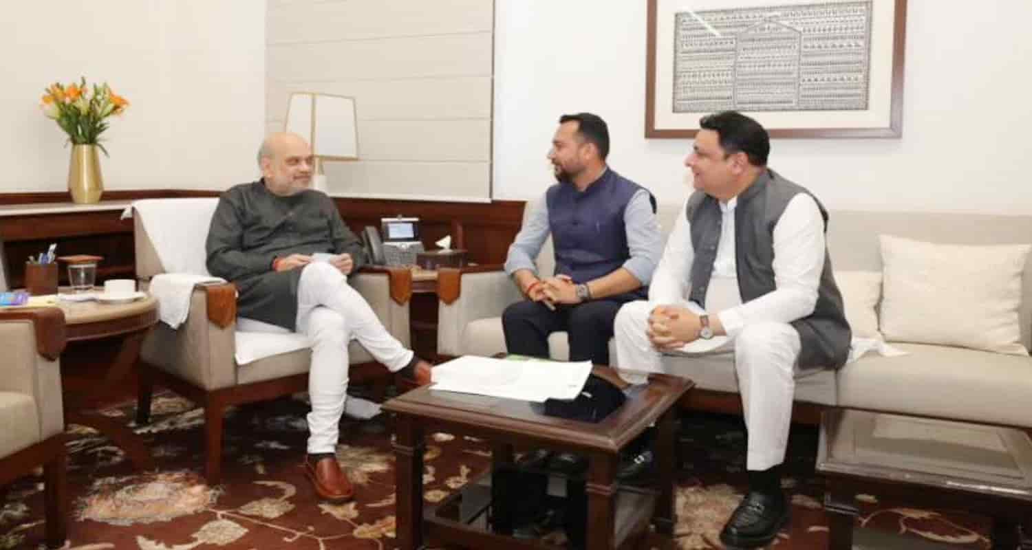 Sudhir Sharma Ashish sharma met amit shah