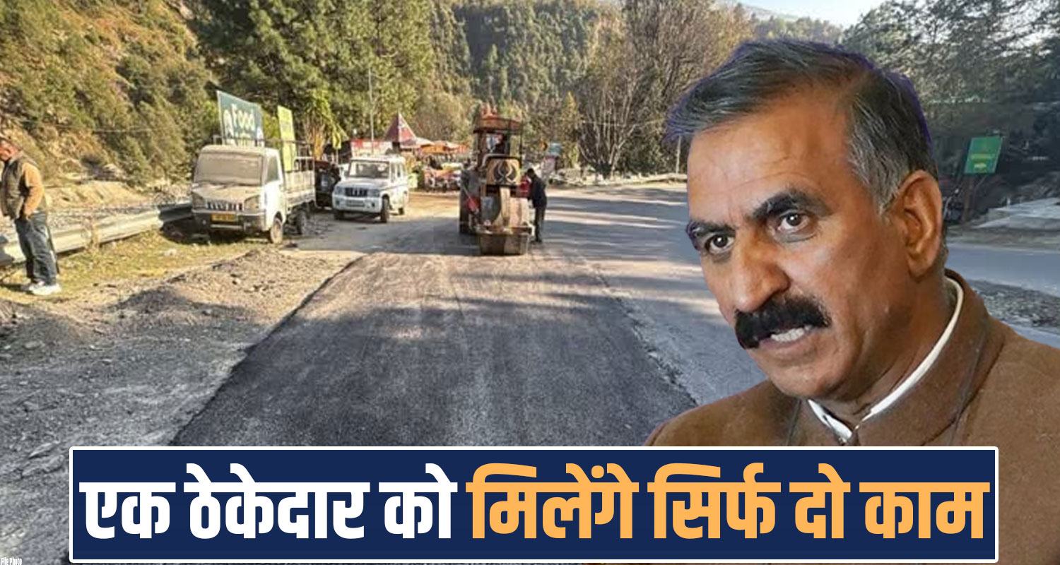Rural Roads Tender Allotment PMGSY Sukhu Government Himchal Decision