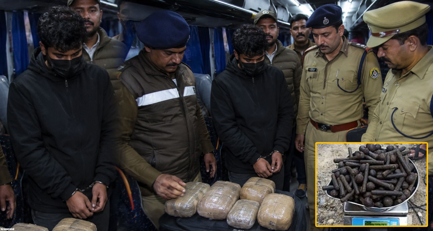 haryana charas smuggler volvo bus mandi court himachal police